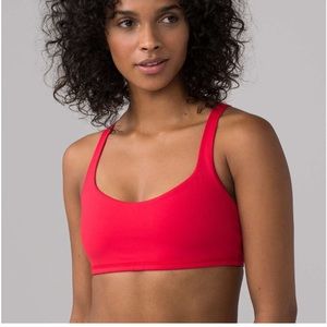 Lululemon free to be bra red